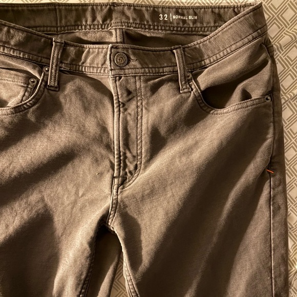 The Normal Brand Men’s Comfort Terry Pant in Steel Slim Fit Size 32x32 EUC - Picture 5 of 11